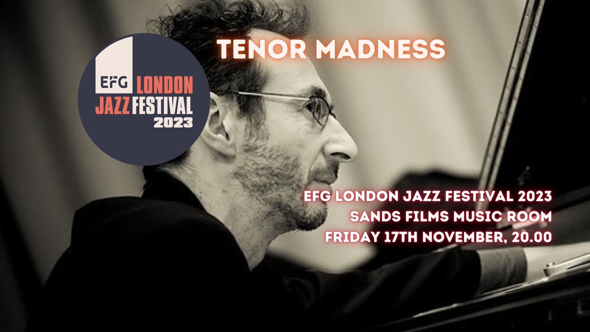 EFG London Jazz Festival @ Sands Films! 3 gigs going fast: grab seats before it sells out! Fri 17th Nov: Tenor Madness: Sandy Burnett (d. bass) David Gordon (piano, harpsichord) Tom Hooper (drums)+ special guest Jennifer Bliss Bennett - (viola da gamba!) sandsmusic.eventive.org/films/64aaf39e…