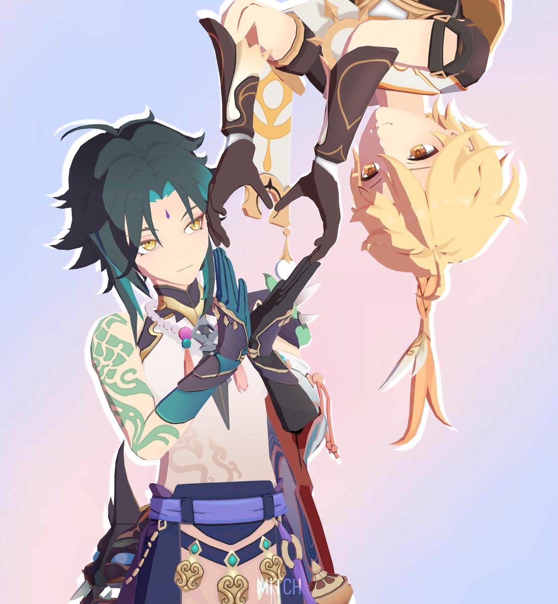sawwar_'s tweet photo. original trend: ovsee

#genshin_impact ¦ #AetherXiao ¦ #XiaoAether ¦ #原神MMD部 ¦ #空 ¦ #空孕 ¦ #魈蛍 https://t.co/MjBJ1lJiaP
