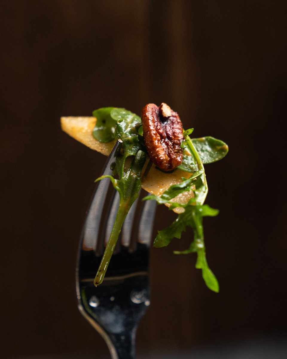 A bite of the Burrata + Pear Salad.

#portlandrestaurant #freshproduce #scholarpdx #amaro #eaterpdx #pdxcocktails #craftcocktailbar #travelpdx #hungryinportland #pdxeatsfood #foodandwine #pdxfood #pdxeats #lifeonthepass #starchefs