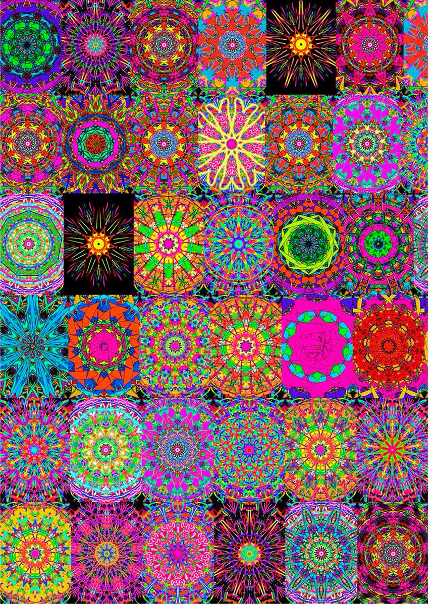 Happy Diwali! 🌟 The festival of lights celebrates good over evil and light over darkness.

Bringing together love, light and art, Pyar hi Pyar is a kaleidoscopic iPad painting made in 2021 by Chila Burman. The title can be translated as ‘love, only love’. 💕

#Diwali2023 🪔🕯️🎆