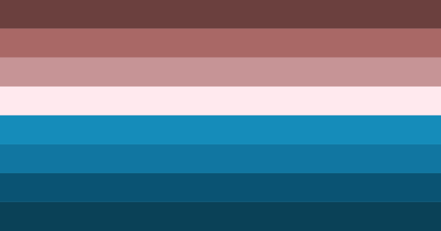 lian2hua's tweet photo. So I've noticed there's no Stud flag, so I made one for y'all! The blue is to represent Stone Butch Blues! Color blind variations included! #lesbitwt #lesbianflags #prideflags https://t.co/E1X2xUlLuI