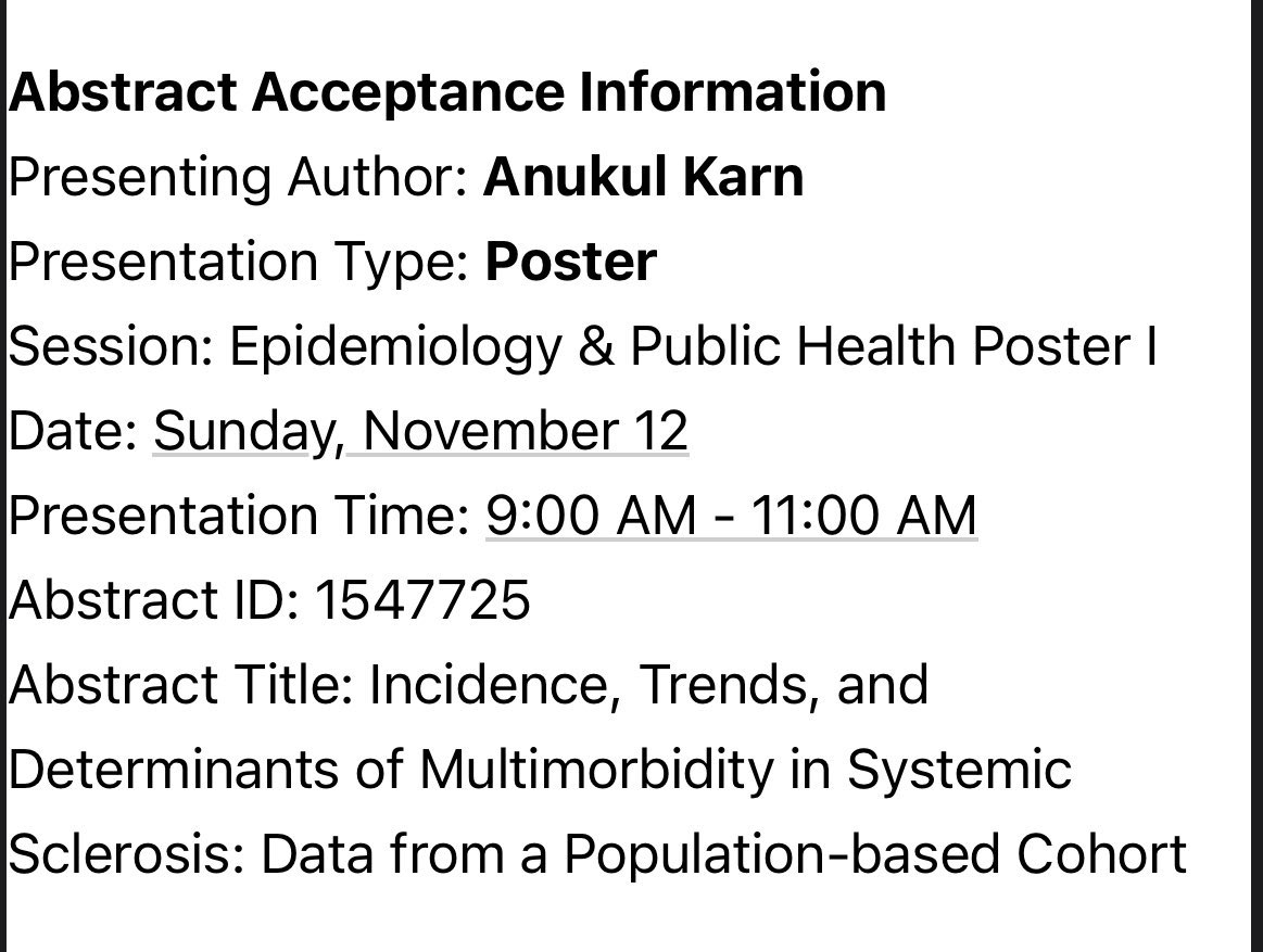 AshimaMakol's tweet photo. @KarnAnukul will be hopping between his 3 #Scleroderma posters!! 💪

Thank you for amplifying our work! 🙏🏼

#ACR23
#MayoClinicRheumatology https://t.co/ctfT2OxiN8