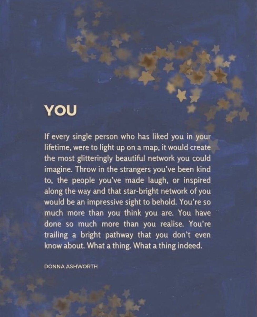 NickyABall's tweet photo. A little thought for YOU as we head into this week. #YouAreSoMuchMore https://t.co/FAwlnYZOQf