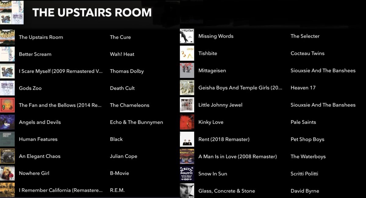 girlshirl1's tweet photo. Playlist for today 🎶
#SundayMix #Playlist #MusicTwitter https://t.co/0SPRZZMjxl
