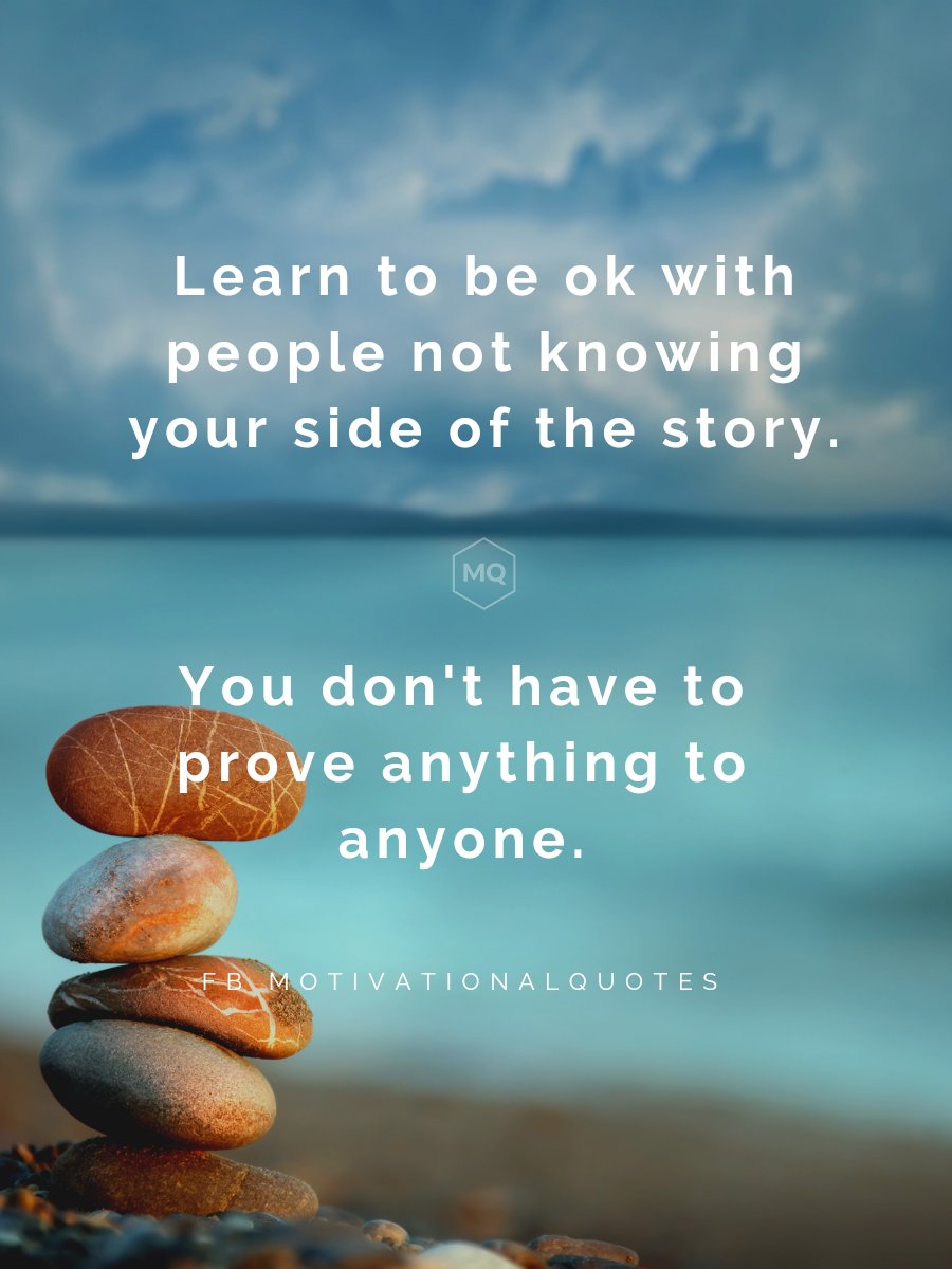 motivational's tweet image. Your side of the story
