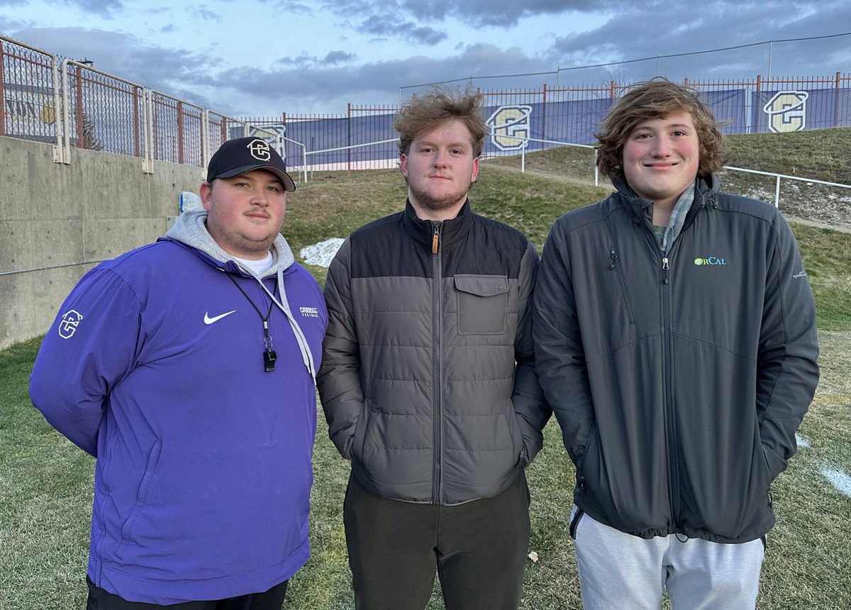 SamKeen76's tweet photo. Thanks for great weekend  @FootballCarroll for me &amp; @Nate_williams77. Thank you  @CoachMalot for everything. Thank you @CoachTPurcell for taking time with me n my dad. Punish team meet is where it’s at https://t.co/WctRftNt3O