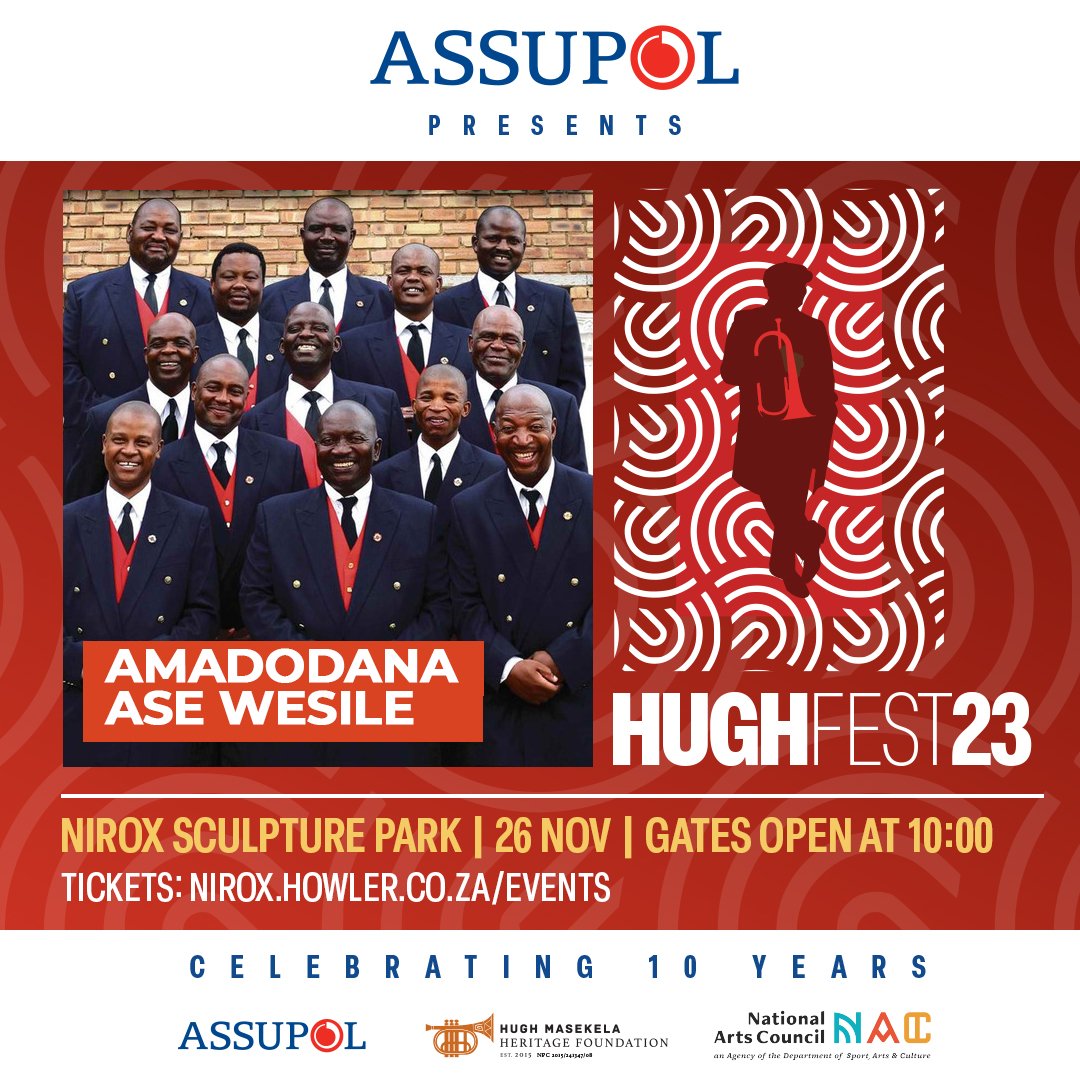 AMADODANA ASE WESILE 
Have sold more than a million records! Their rendition of well-known traditional hymns are woven into the fabric of family and community. they have managed to cross outside the confines of the church, to a wider audience #HughFest2023