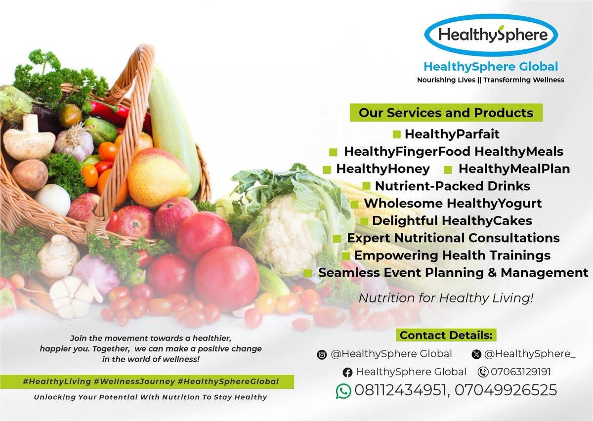 HealthySphere_'s tweet image. Discover a world of wellness at HealthySphere Global! 🌍✨

Explore our products and services tailored for a healthier you.☺️

Booking us today - we&apos;re always available to support your well-being goals!