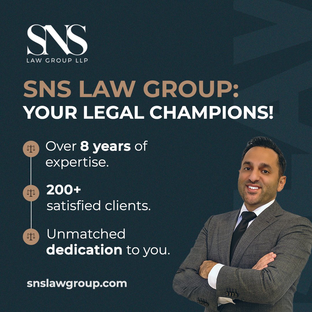 8+ years, 200+ satisfied clients. Dive into the world of real estate law with #SNSLawGroup. Your legal journey, our expertise.

#SNSLawGroup #RealEstateLaw #BusinessLaw #RealEstateAttorney #BusinessLawyer #LegalExpertise #TopTierService #LALaw #LegalPartnership #TrustTheBest