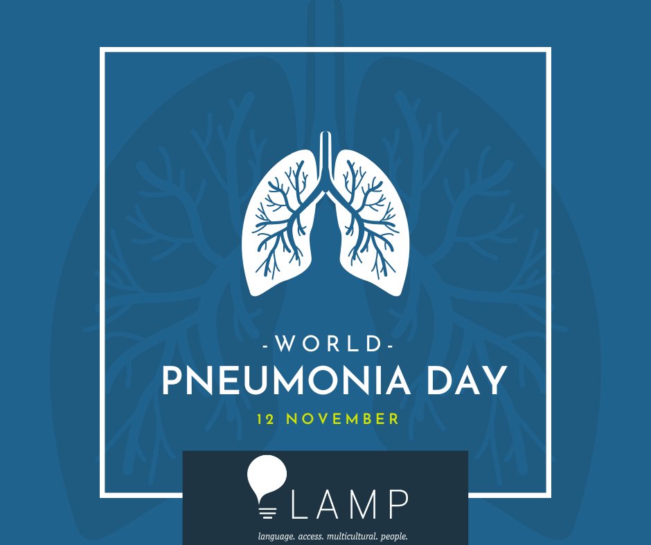 Today, we unite to raise awareness about this severe respiratory infection and its impact on global health. Let's Promote access to healthcare, improve hygiene practices, and support research that can save lives. Let's fight against pneumonia! #WorldPneumoniaDay #LanguageAccess