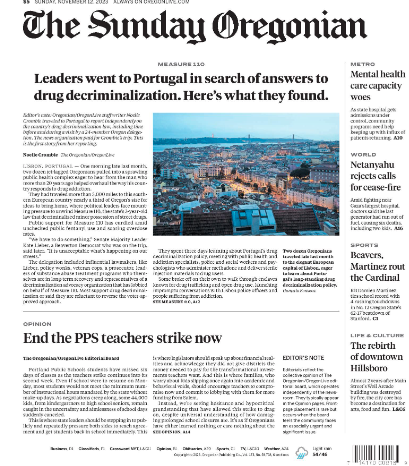 We published our editorial calling for an end to the PPS teachers strike online on Friday. It's in print today, on The Oregonian's front page. We rarely publish front-page editorials, but the impact of this strike on students and the community merit it. Schools must be reopened.