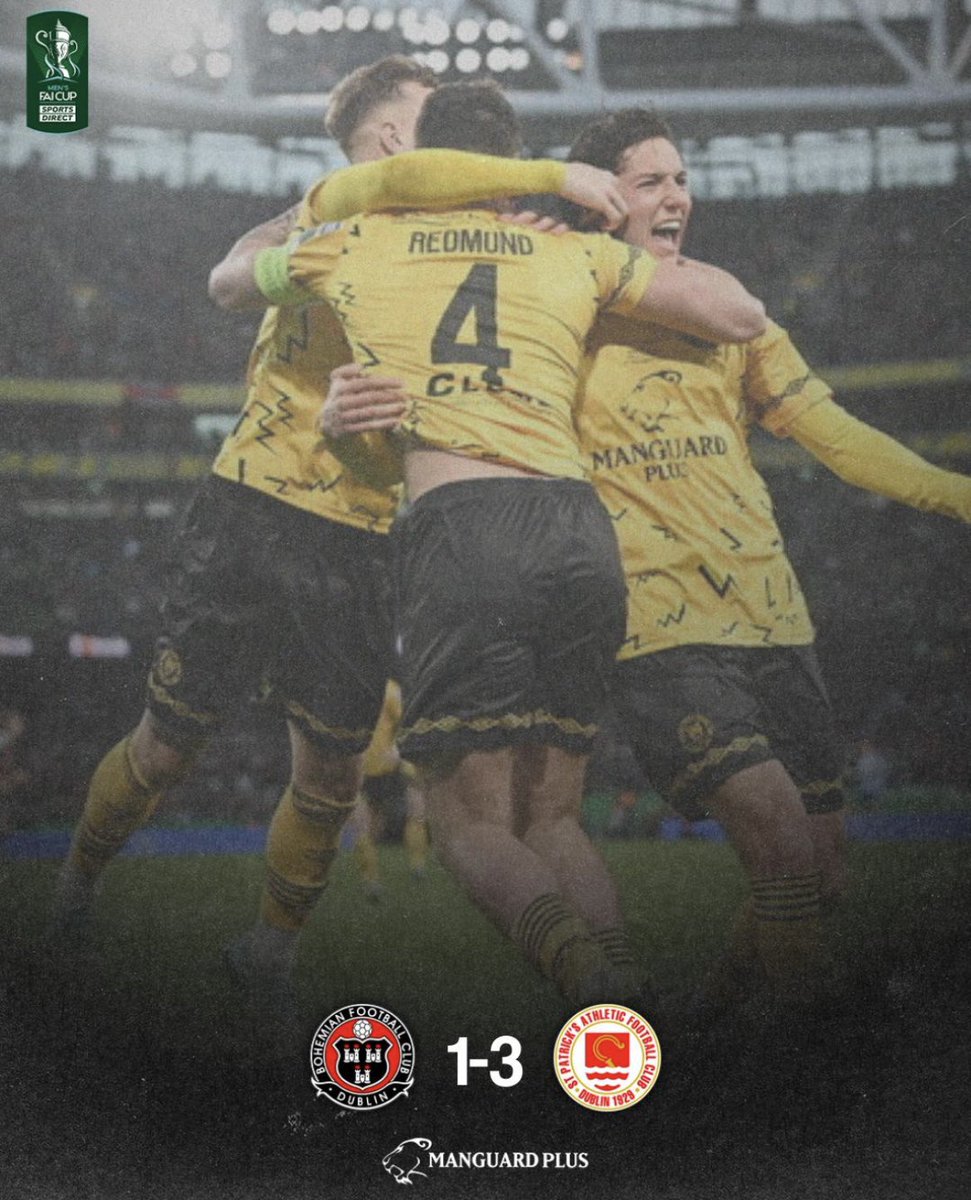It’s all over, THE SAINTS HAVE WON THE FAI CUP 🏆