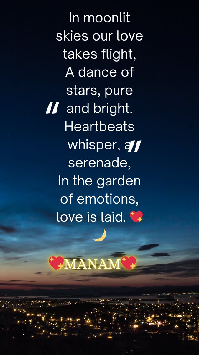 MolonLabe_21's tweet photo. #LoveInMoonlight ✨ #StarryRomance 💫 #WhispersOfHeartbeats 🌌 #SerenadeOfLove 🎶 #EmotionalGarden 🌷 #RomanticVerse 💖 #CelestialConnection 🌙 https://t.co/gPXQogNXfL