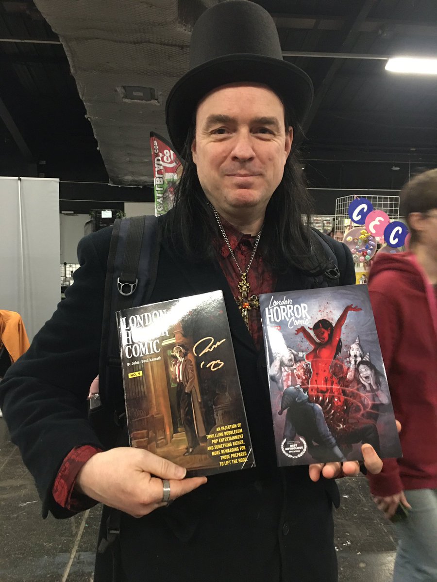 londonhorror's tweet photo. Final two customers of Day 2 for London Horror Comic @ThoughtBubbleUK #tbf23 #thoughtbuble a fantastic two days! https://t.co/EkeZq2BVoI