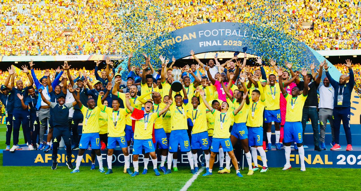 Roc Nation Sports International on X: 🏆 𝐂𝐇𝐀𝐌𝐏𝐈𝐎𝐍𝐒 🏆 Mamelodi  Sundowns come from behind to win the first-ever African Football League!  Congratulations, @Masandawana 💛 #AFL