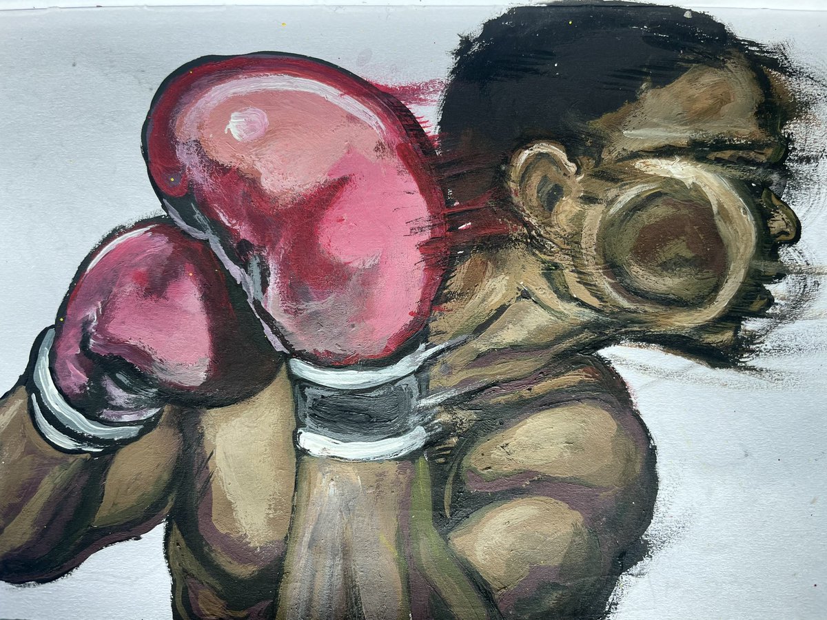 saintxki's tweet image. left hook.
