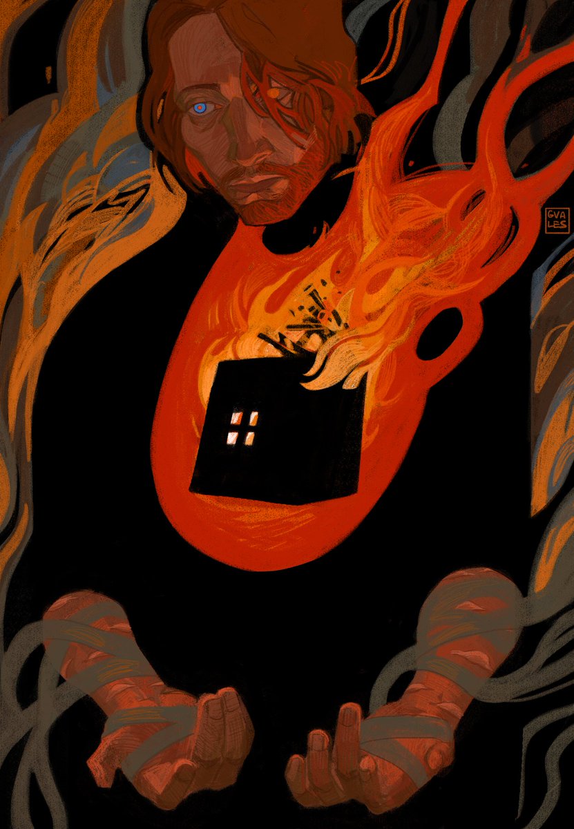 i looked in the mirror and i was on fire #criticalrole #criticalrolefanart