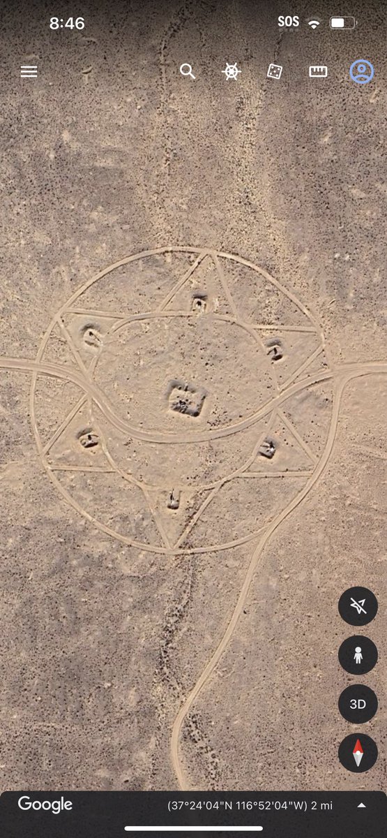 Is Area 51 is a cover up for a Ancient Civilization and Technology 🧵 

Let’s take a look at Area 51, Death Valley and White Sands Proving ground.  They are all in the same area.

Follow me down this rabbit hole…
