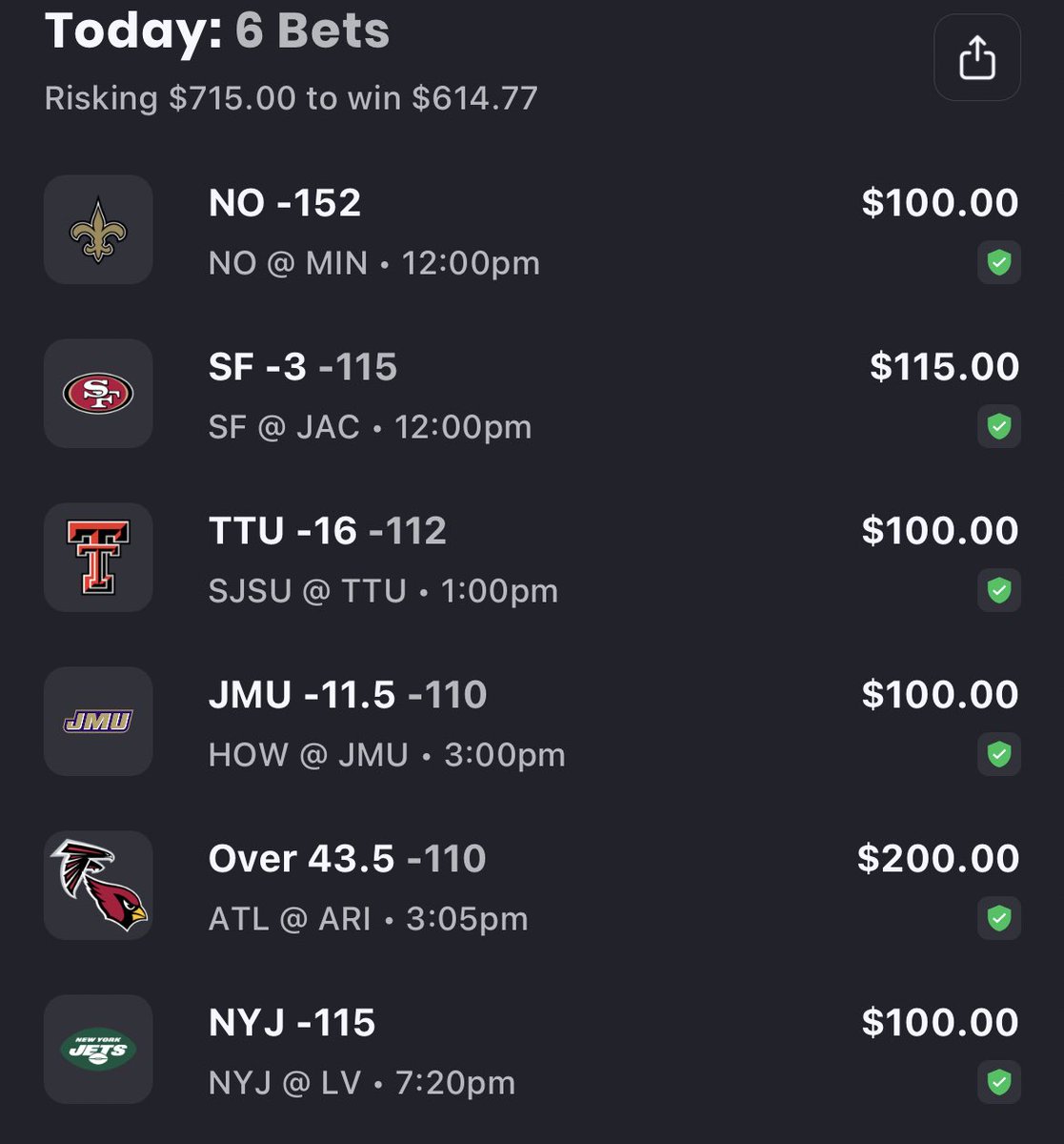 CentralCapper's tweet image. $100 Giveaway! (BTC only)

If todays official slate doesn’t profit I’ll be giving away $50 to two people, just LIKE AND RETWEET to enter