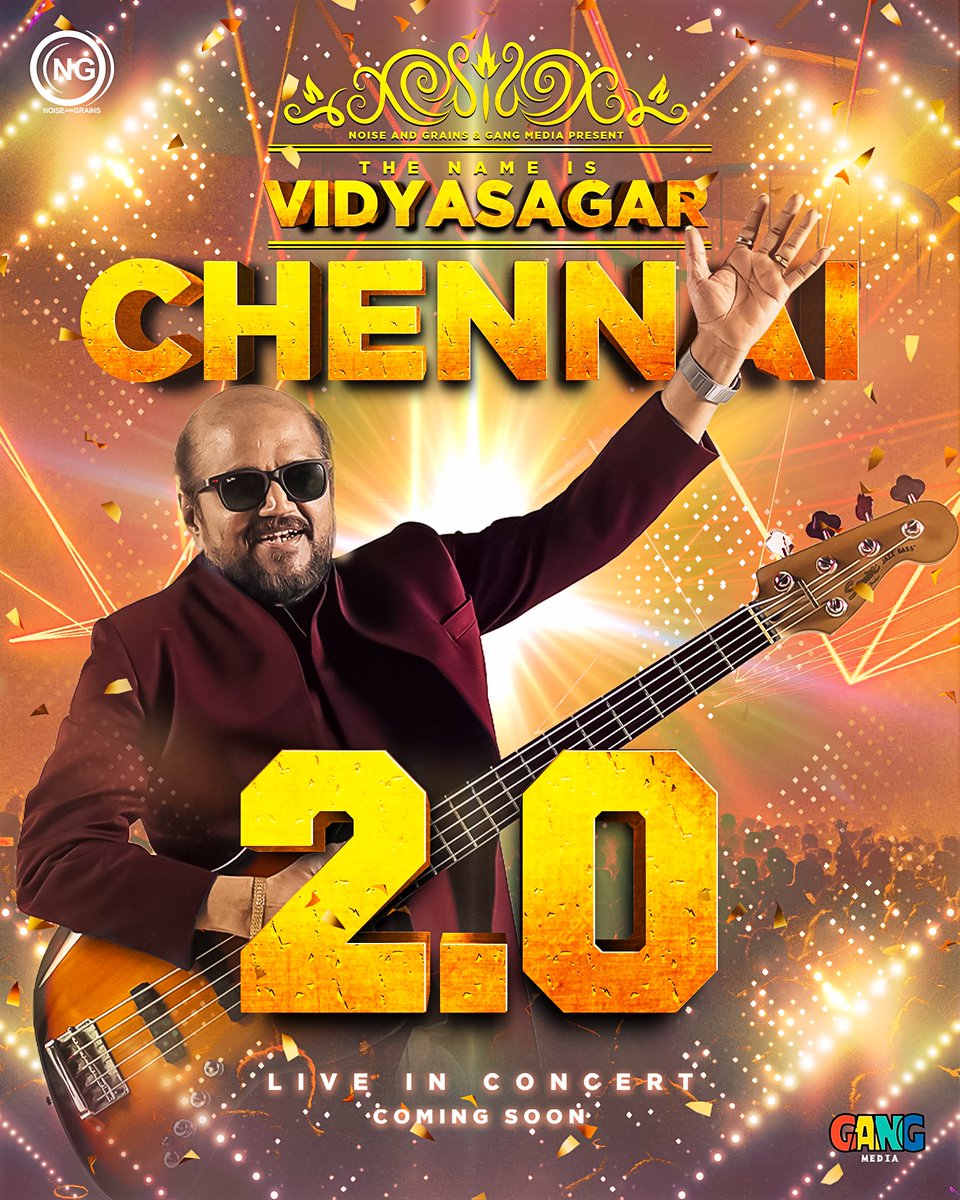 Noise And Grains (@noiseandgrains) on Twitter photo Here it is!! 🤩🫶
“The Name Is Vidyasagar 2.0” 🎶🎻
Stay tuned for more info makkalee! 🔜
<a href="/VIDYASAGARMUSIC/">VIDYASAGAR</a>
<a href="/karya2000/">Karthik Srinivas</a>
<a href="/itisveer/">Mahaveer</a>
<a href="/onlynikil/">Nikil Murukan</a>
#NoiseandGrains #Liveinconcert #Chennai #vidyasagar #vidyasagarmusic
#DoubleShot Here it is!! 🤩🫶
“The Name Is Vidyasagar 2.0” 🎶🎻
Stay tuned for more info makkalee! 🔜
<a href="/VIDYASAGARMUSIC/">VIDYASAGAR</a>
<a href="/karya2000/">Karthik Srinivas</a>
<a href="/itisveer/">Mahaveer</a>
<a href="/onlynikil/">Nikil Murukan</a>
#NoiseandGrains #Liveinconcert #Chennai #vidyasagar #vidyasagarmusic
#DoubleShot