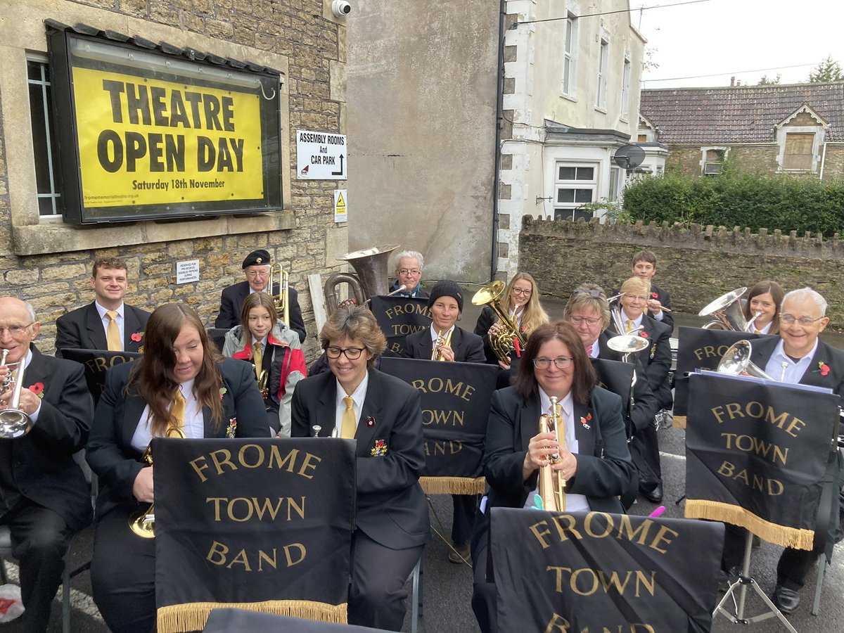 #Frome #remembrance service today, we have posted the link of the service on our Facebook page if you missed it