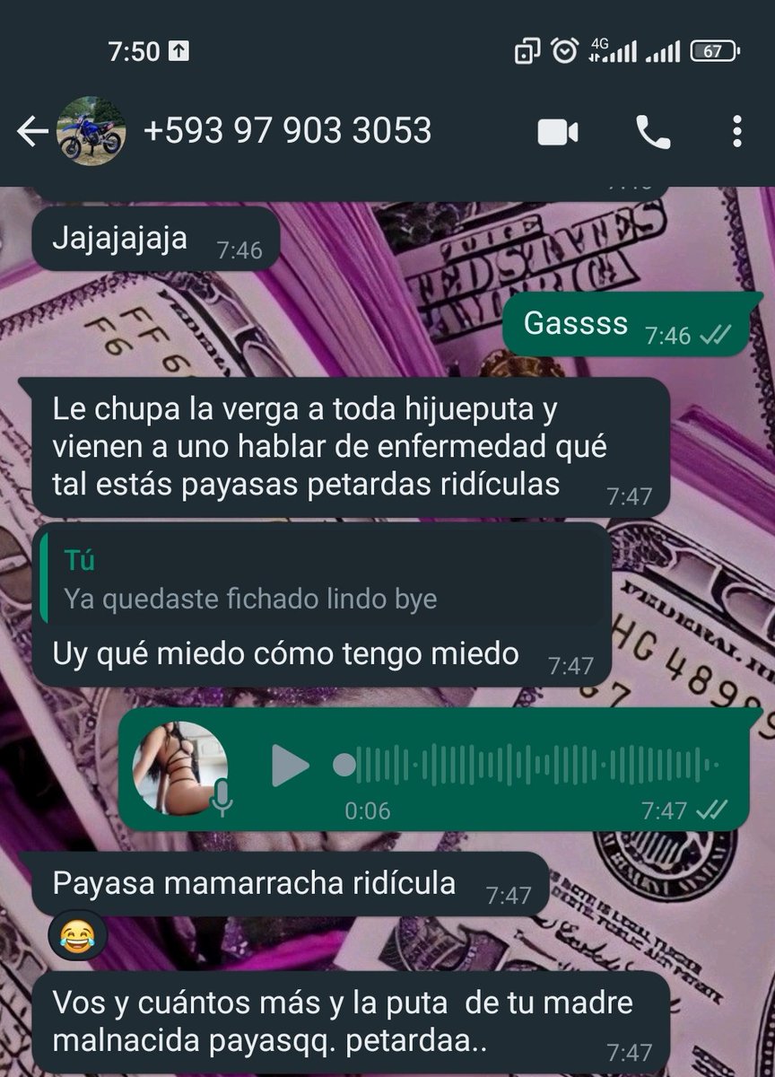 Quiero dar a conocer este personaje que le dices que NO al oral sin condón  te empieza a insultar y a decir un mundo de cosas que Dios mío!!! 
Es en  Ibarra ... Terrible por qué de seguro cuando tenga 50 años y  con cáncer de próstata se acordará de mi. 😃