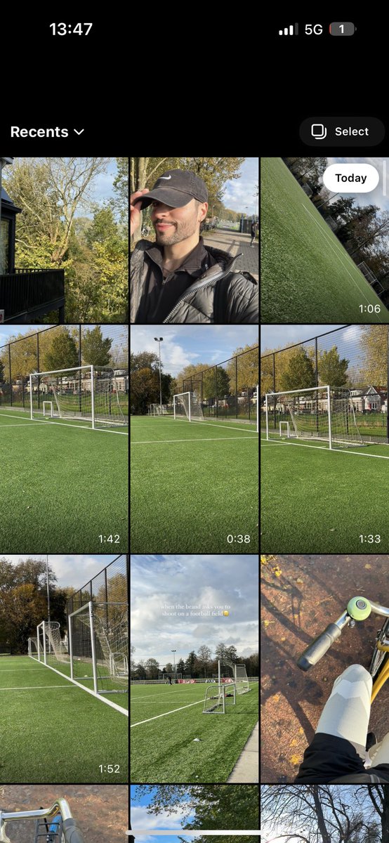 shooting on a football field today ⚽️ that’s the thing about me. i’m ALL IN. want me to shoot on a beach? see me catch the next train to the coast🤝💸🌊🌞 #UGCcreator #ugccommunity #ugcmarketing #ugc #ugcmalecreator #ugcbehindthescenes