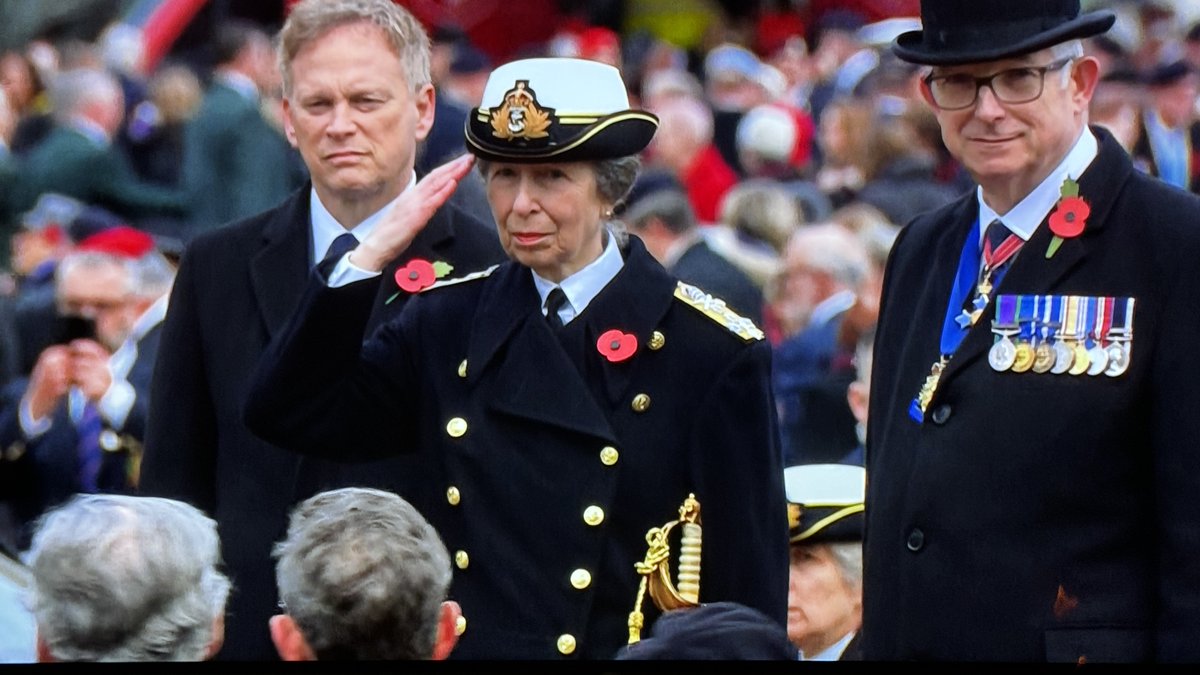 WilkieisBack66's tweet photo. What a remarkable effort by The Princess Royal to salute every single association that has marched past the cenotaph and onto Horse Guards. https://t.co/Z4wgMgwj1l