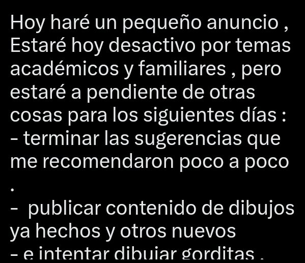 Agulimt2's tweet photo. No es que haga promesas , solo cosas que tengo pensado si está cuenta tiene algún futuro https://t.co/CfqUaDv3xh