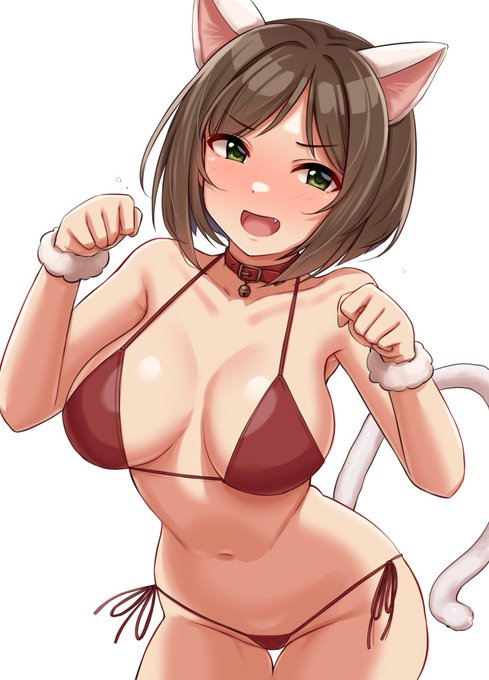 いいねこパンチお見舞いしそうなみくにゃ～!👊🐱 