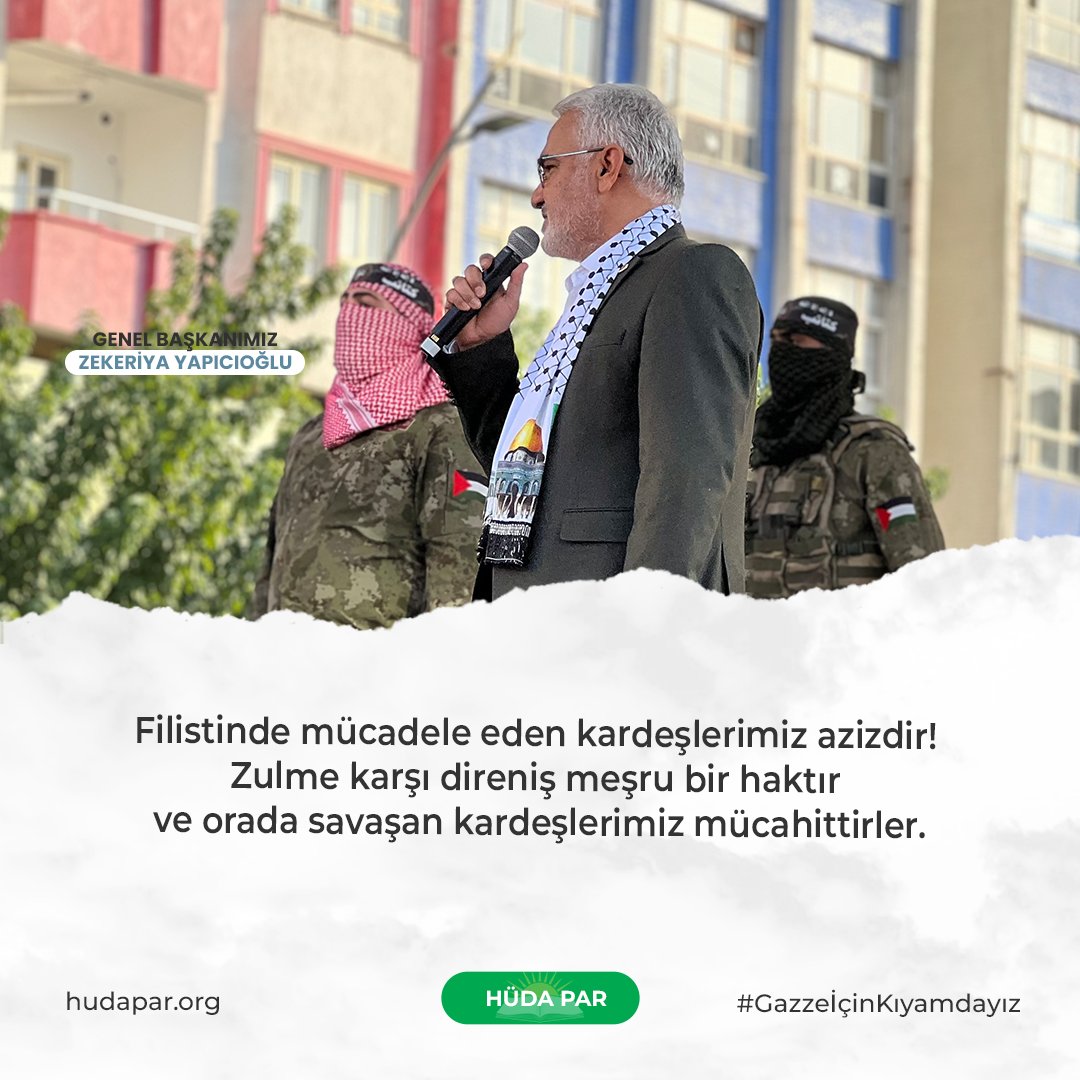 Filistin'de mücadele eden mücahitlere selam olsun... 
#GazzeİçinKıyamdayız