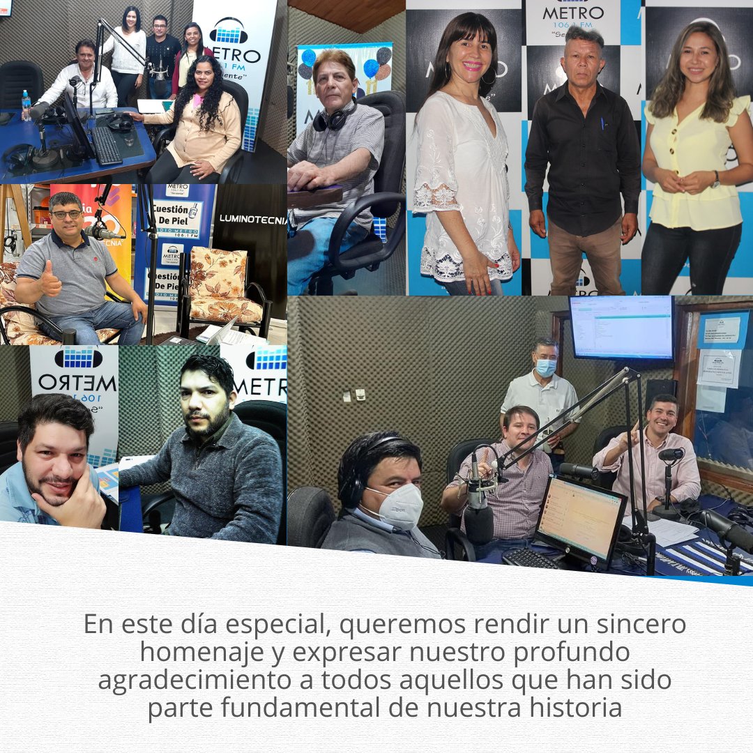 RadioMetro1061's tweet photo. ¡Feliz 11° Aniversario Radio Metro! 🥳🎉 https://t.co/Srrb6soMDP