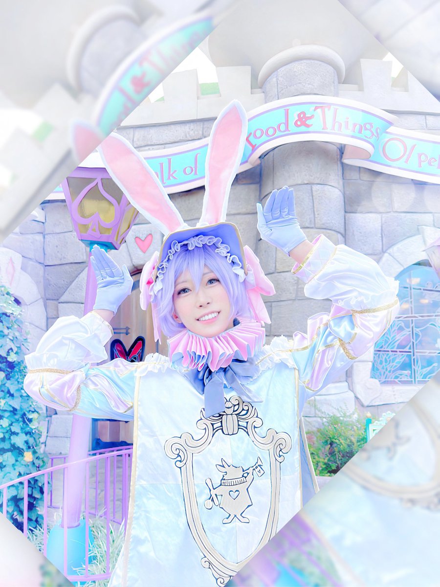 🤍🐰White rabbit festival🐰🤍

🍎エペル･フェルミエ🍎

跳ね回るっきゃねー！！！！！！

 #Dハロ仮装 
 #Dハロ仮装2023 
 #Dハロツイステ
