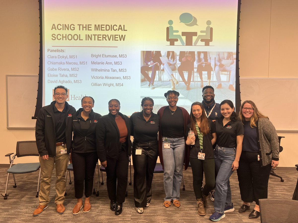 We held two amazing “Acing the Med School Interview” sessions at the UTMB Premed Conference yesterday. Shoutout to these amazing panelists for volunteering their time and wisdom to help over 150 future physicians! <a href="/UTMBProvost/">UTMB Provost's Office</a> <a href="/utmbhealth/">UTMB Health</a> <a href="/utmbnews/">UTMB News</a>
