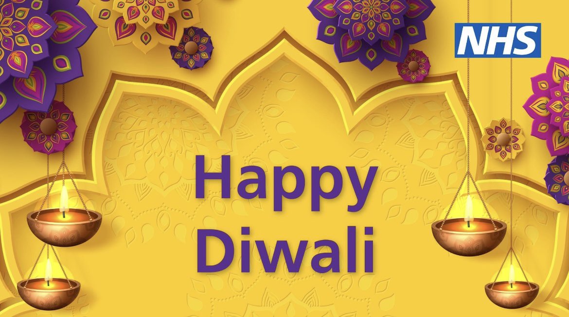 Happy Diwali to our staff, patients, colleagues &amp; local community