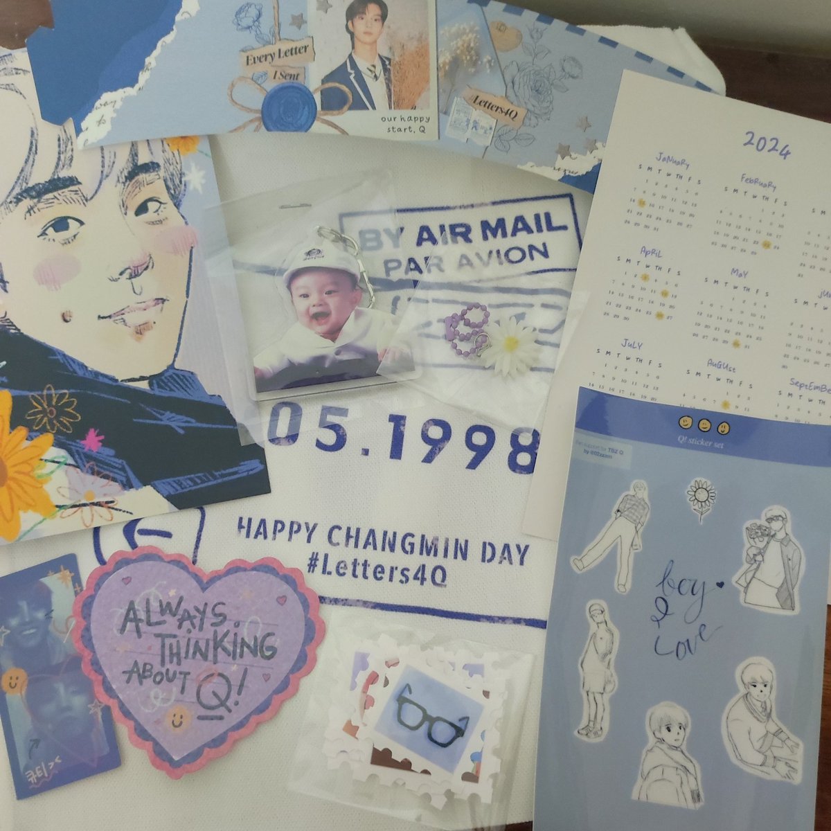 auminterest's tweet photo. about yesterday #Letters4Q 🩵💜 https://t.co/XCmypOENAt