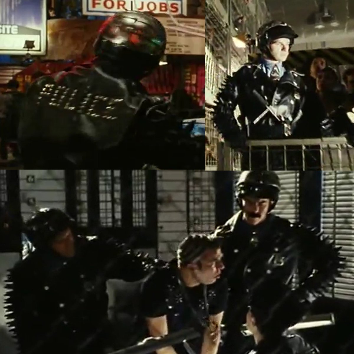 Foxtale4's tweet photo. Just saw the mario movie from 1993... 
Well between the evil cops, the garbage collectors and the dumb dino goons there's some good Tf material 👀 https://t.co/43U51obnTL