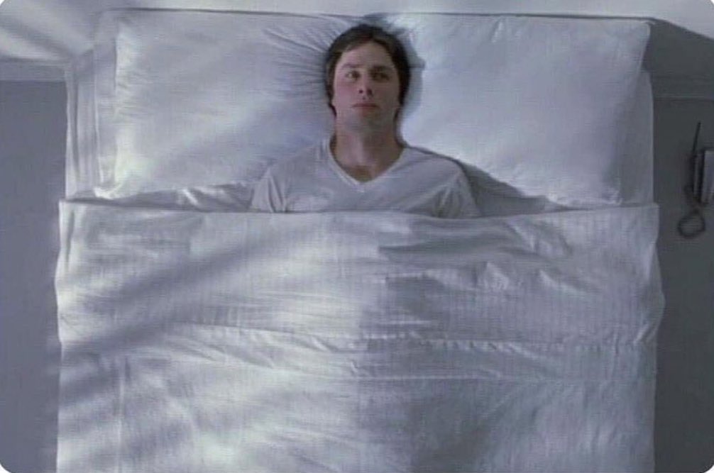 Me: *wakes up on time*

Also me:*lays there until l'm late*