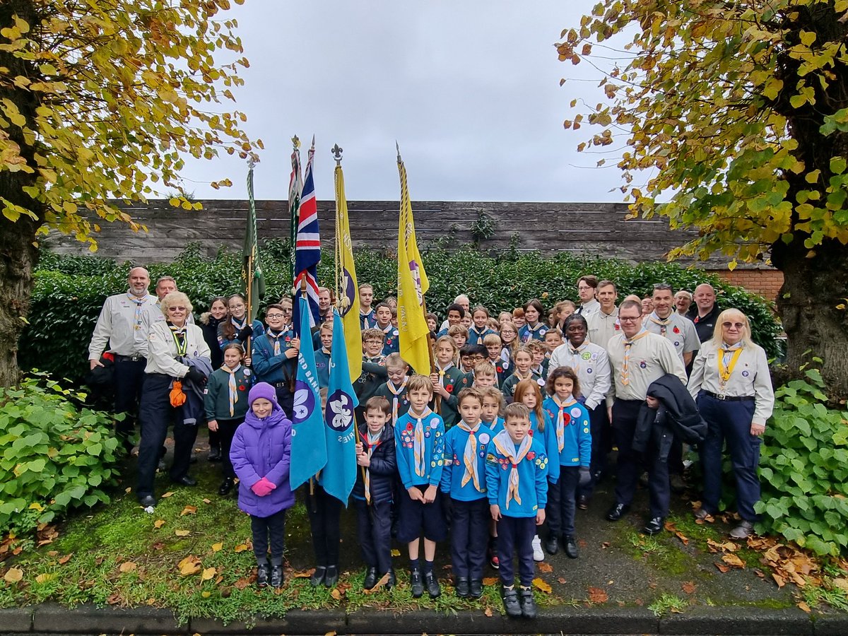 Lest we forget. A great turn out from 3rd Banstead Beavers, Cubs and Scouts to this year's Remembrance Day Parade in Banstead.