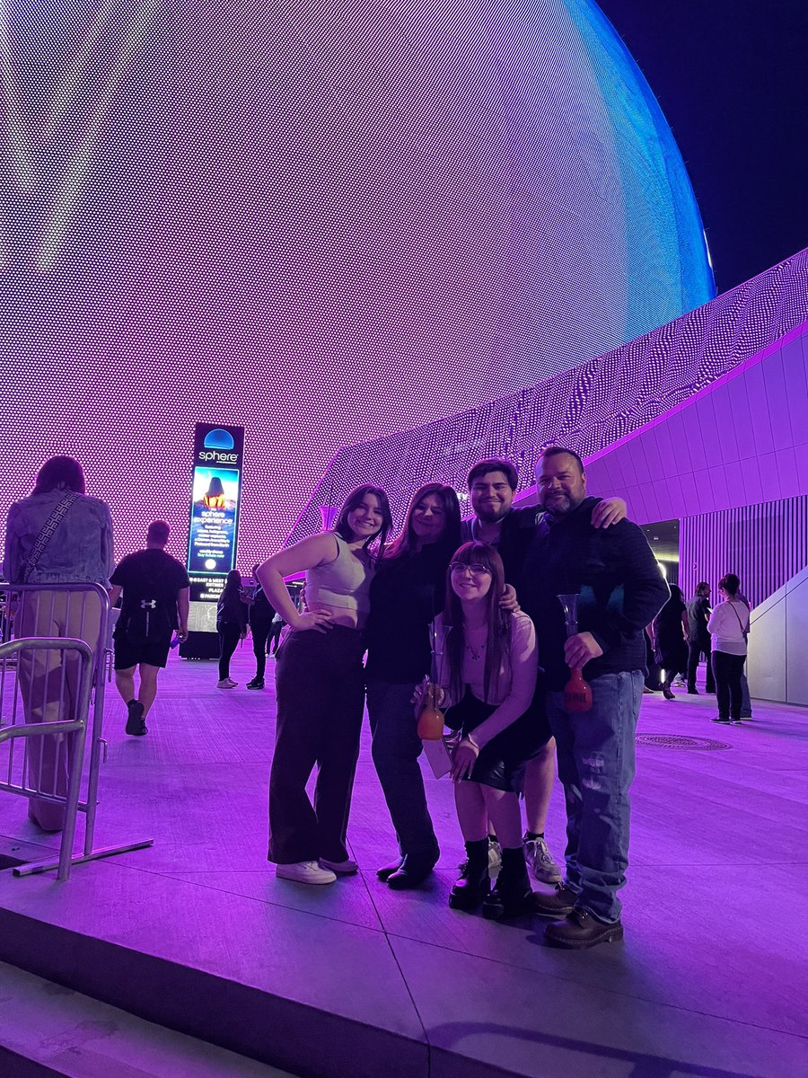 WTNAdventures's tweet photo. From our Vegas trip 2 weeks ago.  Took whole fam to see U2 in the sphere.  Just an amazing experience!  Need to write a blog post about it.  Also Still need to write my Romania posts too 🤦‍♂️😅, so behind, lol.  After Thanksgiving I should have plenty of time to write. https://t.co/1CMP9EMN6o