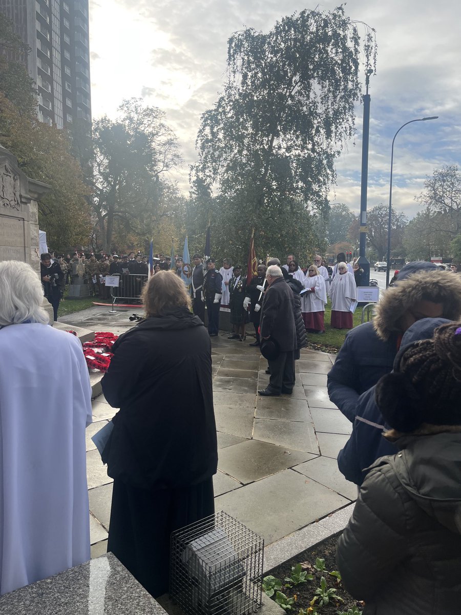 At Lewisham Annual Remembrance Sunday Service 2023 , May all those who have lived and died in the service of humanity be remembered in all our prayers.🙏🏾🙏🏾⁦@BBCNews⁩ ⁦@LewishamCouncil⁩⁦@BrianColeman251⁩⁦@JoeBurchell2⁩ ⁦@BillGates⁩ ⁦@lewishamlabour