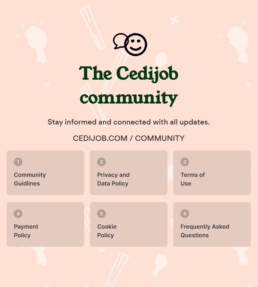 cedijob's tweet photo. Explore additional information about our community at https://t.co/2CLyhF0Rbp. 
#FreelanceLife
#RemoteWork
#Freelancer
#HireMe
#FreelanceJobs https://t.co/h9PYsJczGd