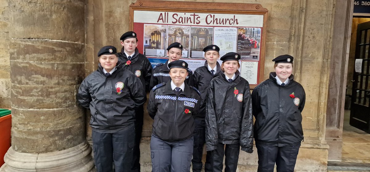 StaffScrimshaw's tweet photo. Northamptonshire Emergency Services Cadets attending the Remembrance Day Parade in Northampton 
@ESCadets
@Stv330 https://t.co/UzFBuxNbip