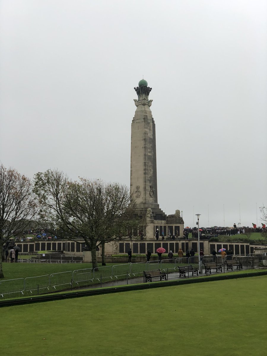 I’m on Plymouth Hoe today for the city’s Remembrance Service, paying my respect &amp; remembering those who courageously gave their lives. At the going down of the sun &amp; in the morning, we will remember them. 
#LestWeForget