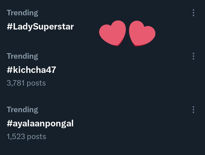 Trending #Ladysuperstar
#Nayanthara ❤️
#Annapoorani
#LadySuperStarNayanthara
#NayantharaBdayTrendOnNov17