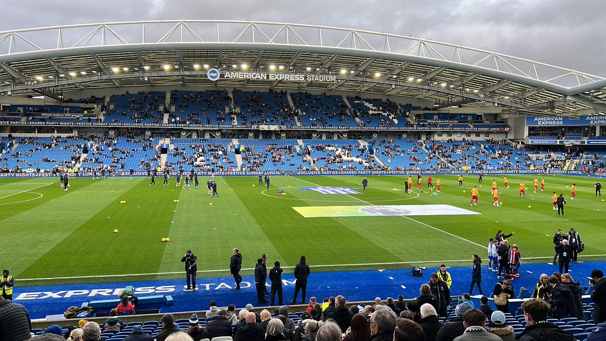 Brian (@bbarnard_author) on Twitter photo Here we go for another home game at the <a href="/The_AmexStadium/">American Express Stadium</a> 30 minutes till kick off so just enough time to catch up on some tweets #brighton #bhafc #americanexpressstadium #football #PremierLeague #Weekend Here we go for another home game at the <a href="/The_AmexStadium/">American Express Stadium</a> 30 minutes till kick off so just enough time to catch up on some tweets #brighton #bhafc #americanexpressstadium #football #PremierLeague #Weekend