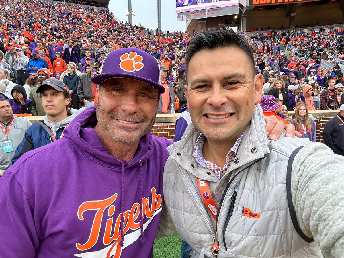 julio_clemson's tweet photo. Military Appreciation Day! My favorite game of the year, as we celebrate Clemson’s military heritage &amp; traditions. Go Tigers! 
@ClemsonCorps @ClemsonSVA #grateful #service #leadership #Clemsonfamily https://t.co/E7PMWYfmEY