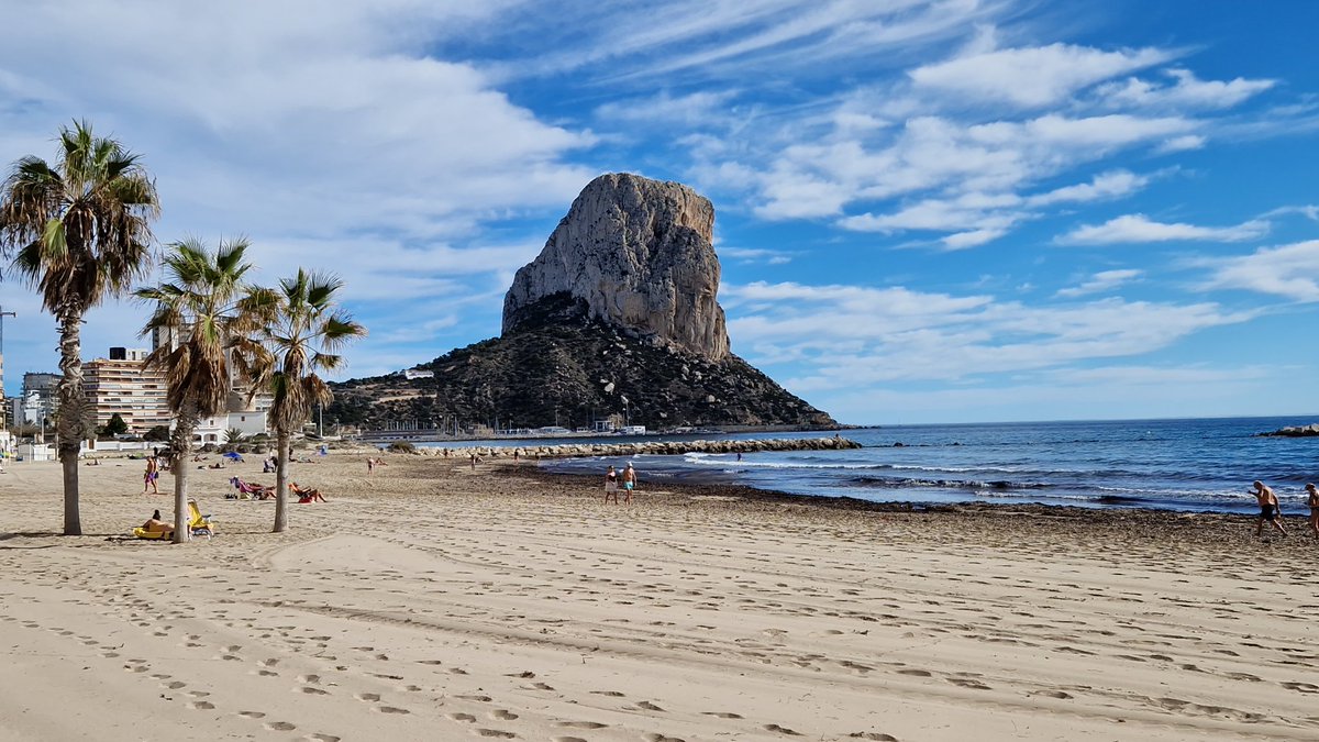 Looking forward to a break here in Calpe. Glad to be away from the rain and cold..