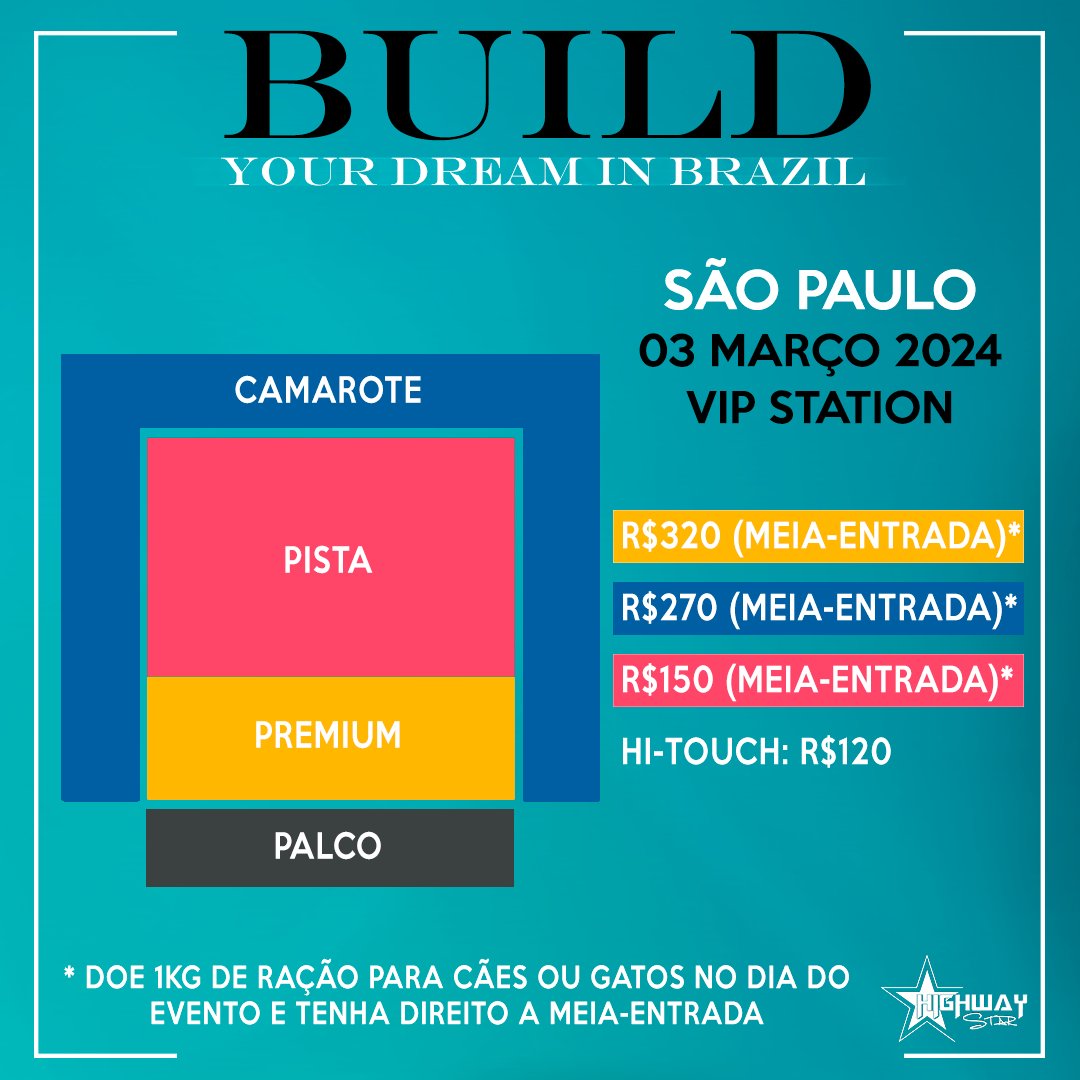 🚨If you live outside Brazil and want to attend Build's fan meeting:

You can buy tickets in <a href="/Shotgunbrasil/">Shotgun Brasil</a> through their app or you can email us at foreigners@hwstar.com.br ✨ We will be pleased to help you! 

🎟️Open sales: 15th November, 12PM (BRT)
#BuildYourDreaminBrazil