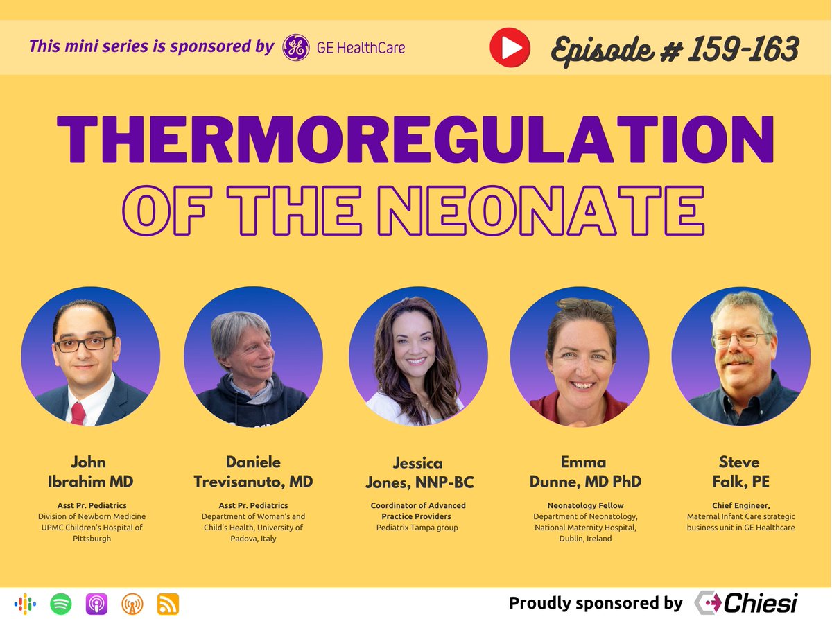 📣 New Release Alert! 🎧 Today, the Incubator podcast launches an exciting mini-series on 'Thermoregulation of the Neonate.' This special series, kindly sponsored by GE Healthcare. We speak to experts from around the world on the importance of normothermia, the latest evidence,…